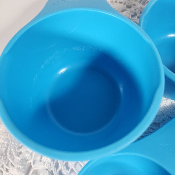 Tupperware Lot Cream Sugar Scoops Egg Seperator Measuring Mates Cups Vintage - Picture 9 of 13